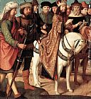 Gerard David Pilate's Dispute with the High Priest painting